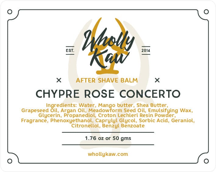 Chypre Rose Concerto After Shave Balm Aftershave Balm WhollyKaw 