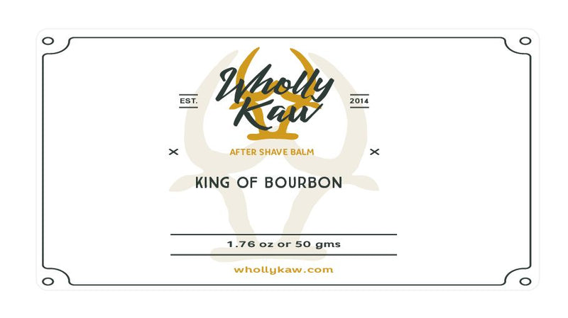 King of Bourbon After Shave Balm Aftershave Balm WhollyKaw 