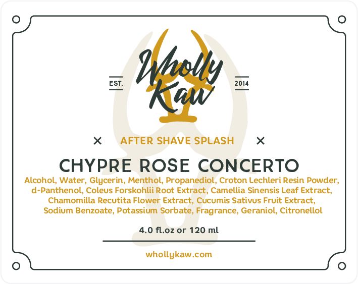 Chypre Rose Concerto After Shave Splash Aftershave Splash WhollyKaw 