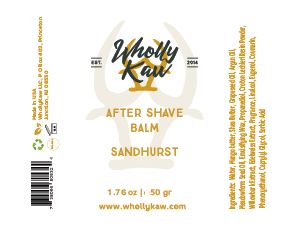 Sandhurst After Shave Balm Aftershave Balm WhollyKaw 