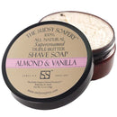 Supercreamed Triple Butter Shave Soap for Shaving, Almond and Vanilla Shaving Soap The Sudsy Soapery Natural Products, LLC 