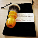 Trotter Handcrafts Classic 26mm Badger Shaving Brush - Sparkle Jet Yellow