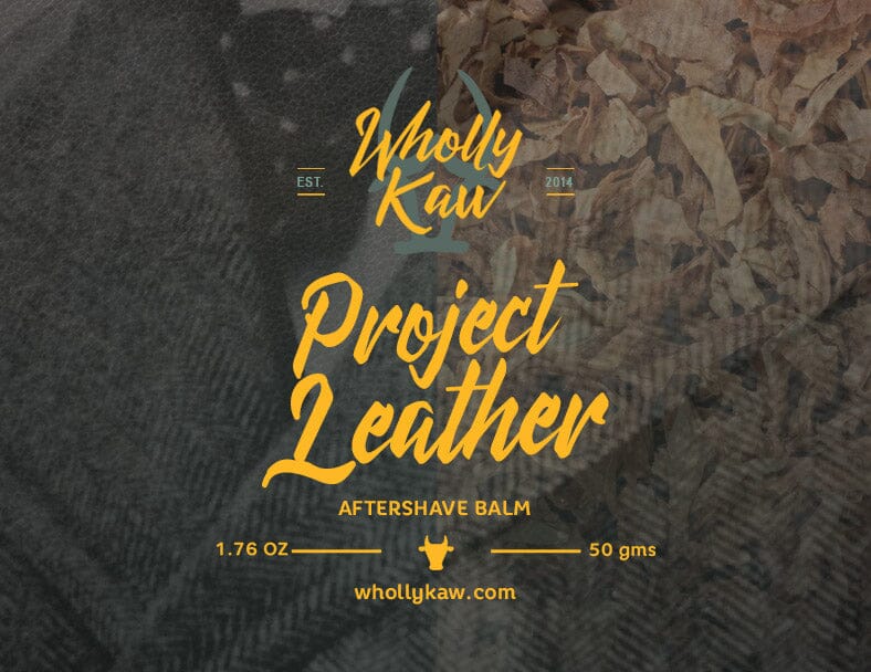 Project Leather After Shave Balm Aftershave Balm WhollyKaw 