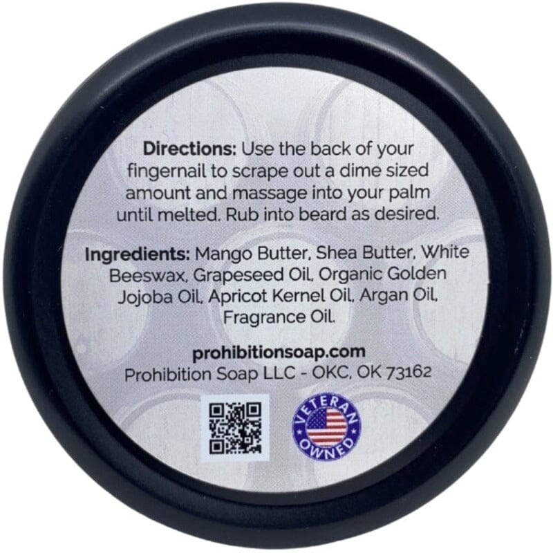 Tobacco & Bay Leaf Beard Balm Beard Balms & Butters Prohibition Soap 