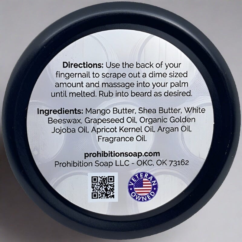 Absinthe Beard Balm Beard Balms & Butters Prohibition Soap 