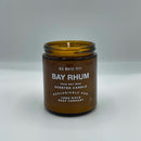 Bay Rhum Candle by Big White Yeti | 9 oz Amber Jar Candle Long Rifle Soap Co. 