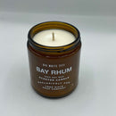 Bay Rhum Candle by Big White Yeti | 9 oz Amber Jar Candle Long Rifle Soap Co. 