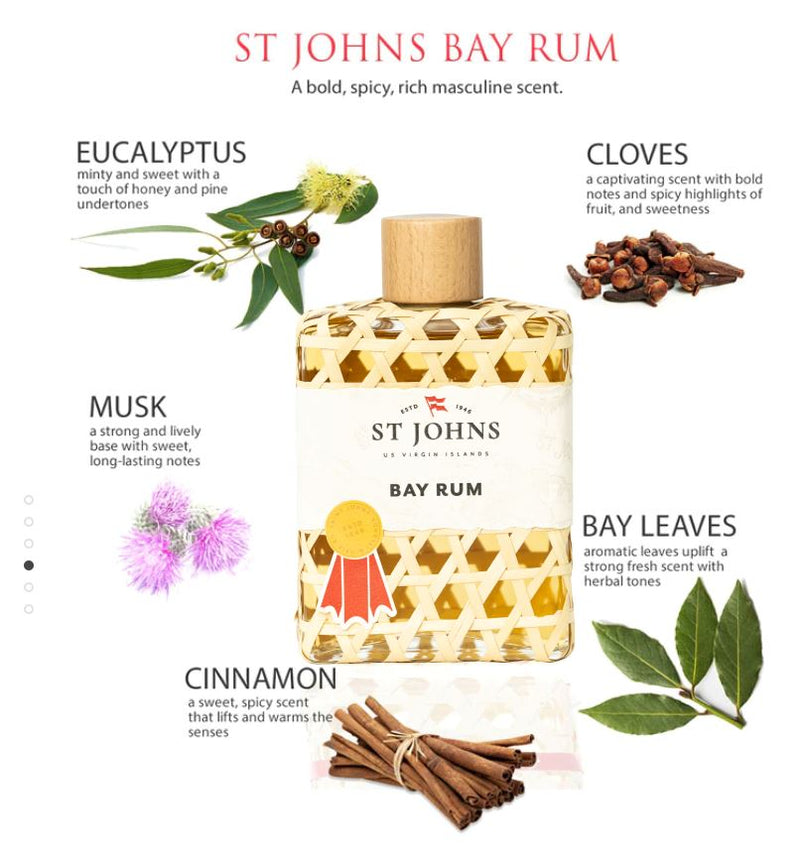 Bay Rum Aftershave - by St Johns Fragrance Co Aftershave St Johns Fragrance Co LLC™ 