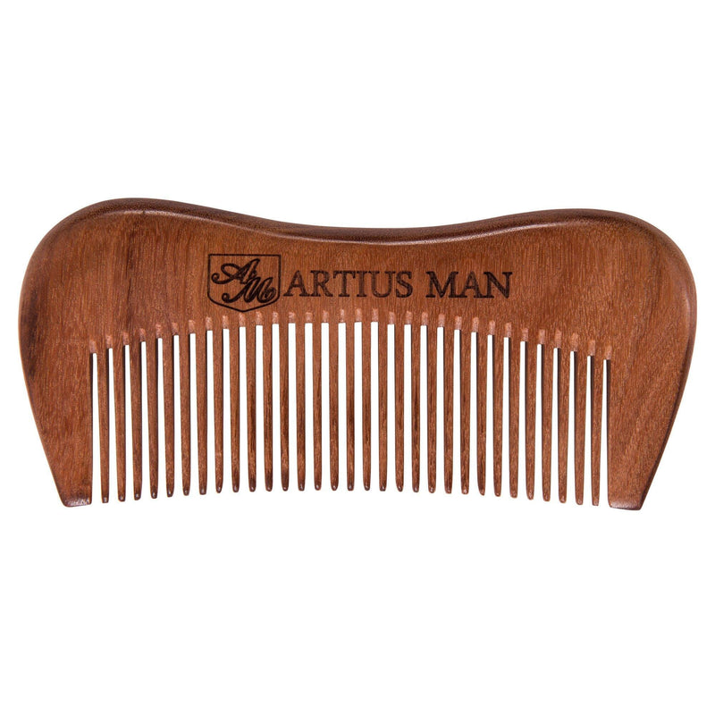 Handmade Wood Beard Comb Grooming Tools Artius Man Medium/Small 