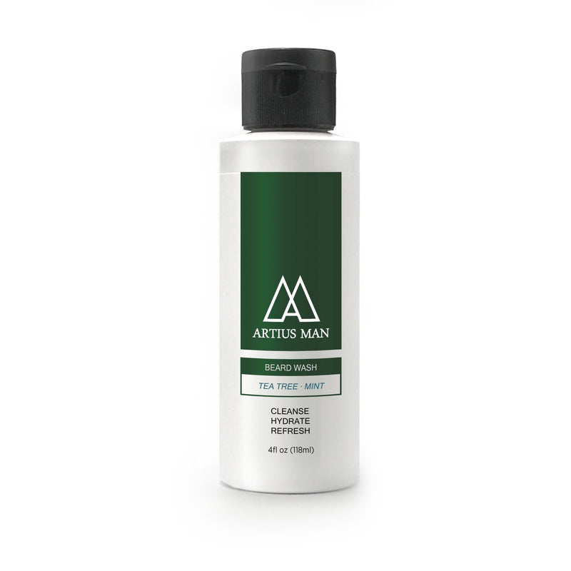 Tea Tree Mint Beard Wash Beard Washes & Conditioners Artius Man 