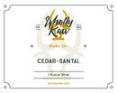 Cedar-Santal Beard Oil Beard Oil WhollyKaw 