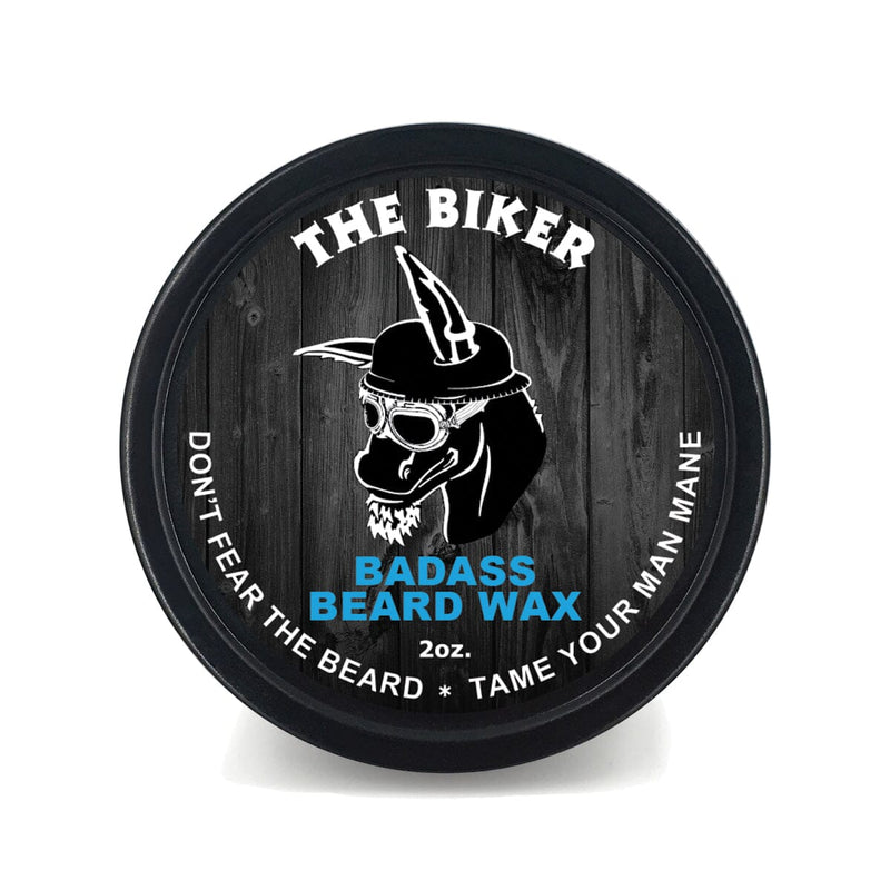 The Biker Beard Wax Beard & Mustache Wax Badass Beard Care BABC 