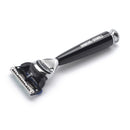 Black Handle Razor with Gillette ProGlide Fusion Blade Cartridge Razor Hawkins & Brimble COM 