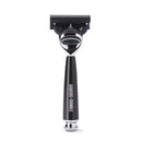Black Handle Razor with Gillette ProGlide Fusion Blade Cartridge Razor Hawkins & Brimble COM 