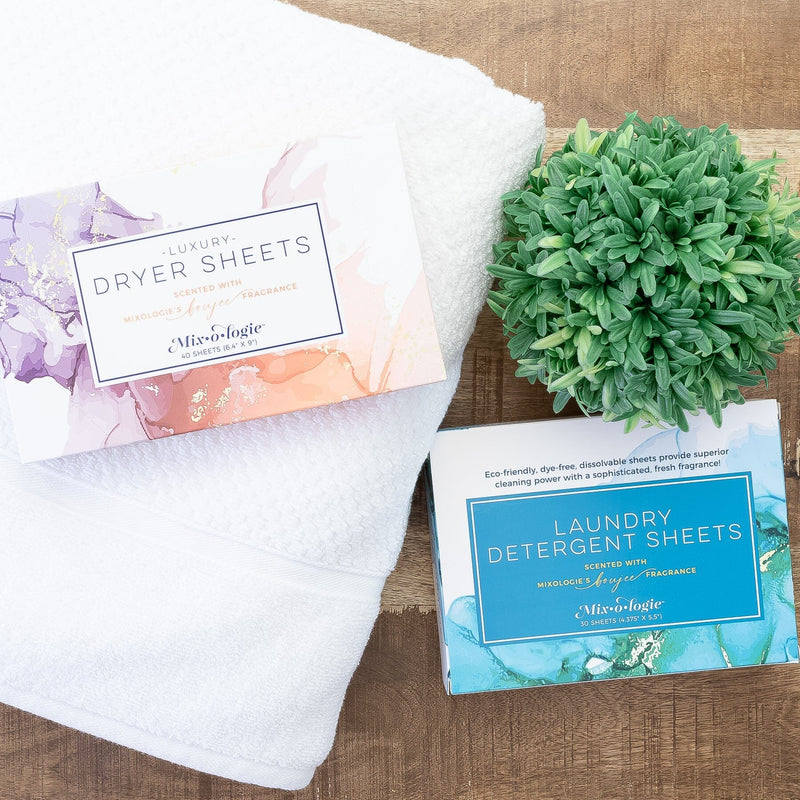 Boujee | Fabric Softener Dryer Sheets Laundry Essentials MIXOLOGIE 