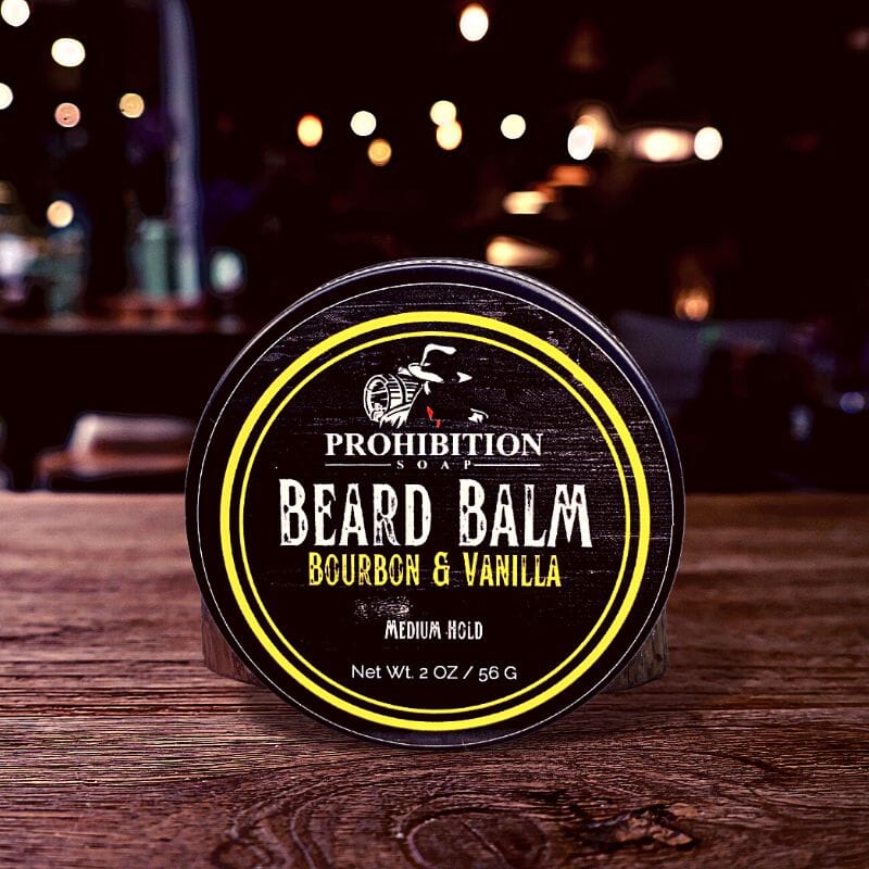 Bourbon & Vanilla Beard Balm Beard Balms & Butters Prohibition Soap 