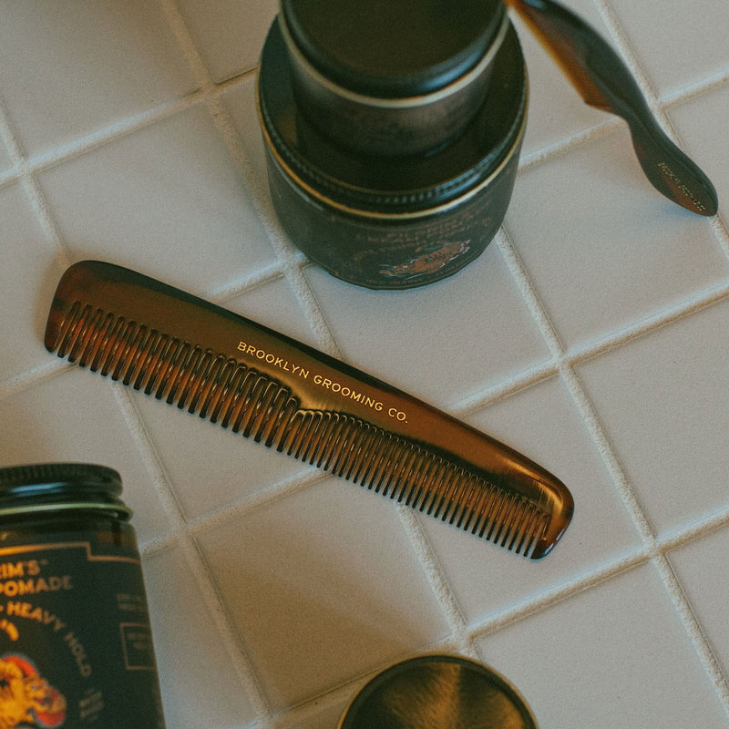 Men's Handmade Pocket Comb Grooming Tools Brooklyn Grooming 