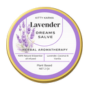 Kitty Karma Studio: Lavender Dreams Salve round purple and gold lid