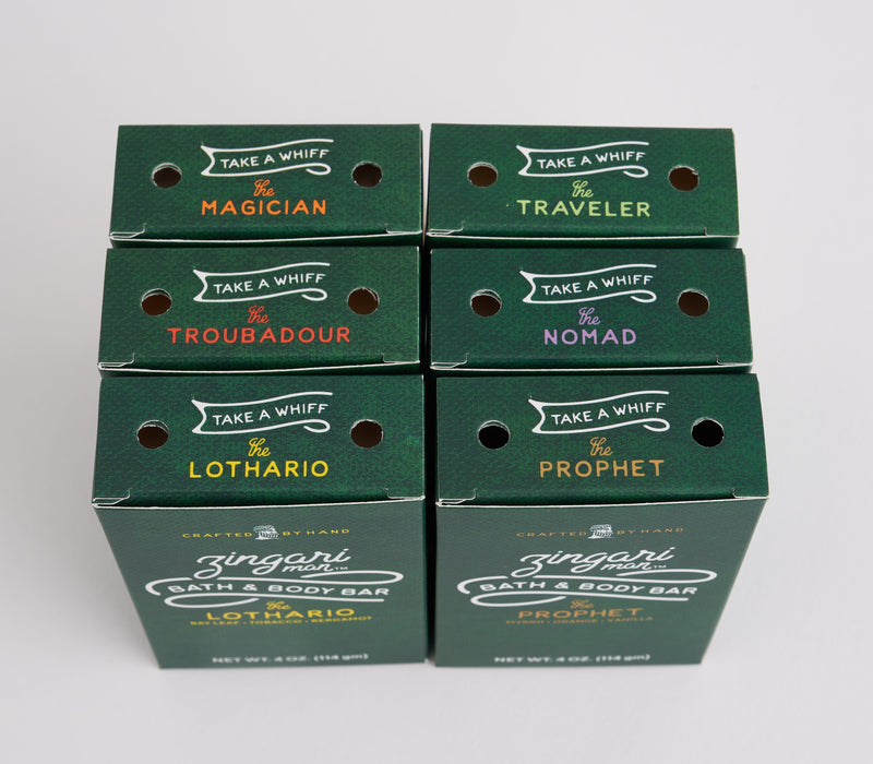 Vegan bath bar Bath Soap Zingari Man 