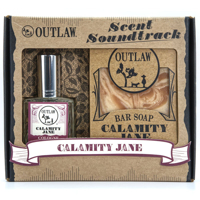Outlaw Cologne & Handmade Soap Gift Set - The Scent Soundtrack Colognes and Perfume Outlaw Calamity Jane: Clove | Orange | Whiskey 