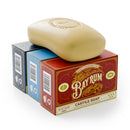 Castile Bar Soap - Variety Pack Bath Soap Carolina Castile Soap 3 Pack: 1 Bay Rum -1 Tobacco Vanilla - 1 Gin & Juniper 