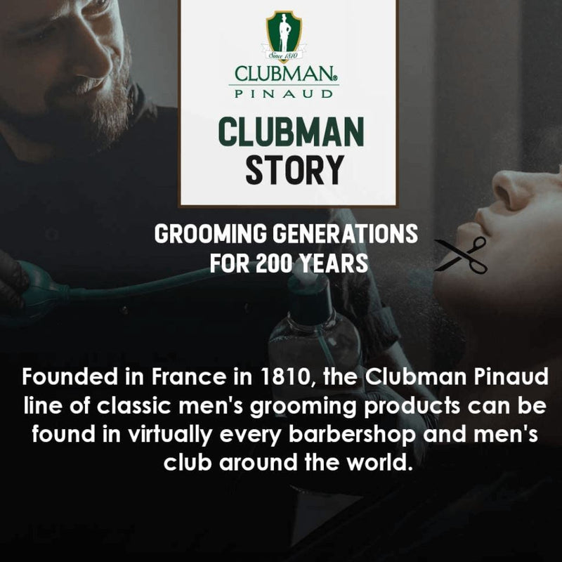 Clubman Pinaud Finest Powder for After Shave or Haircut, White 9oz Aftershave Aysun Beauty Warehouse 