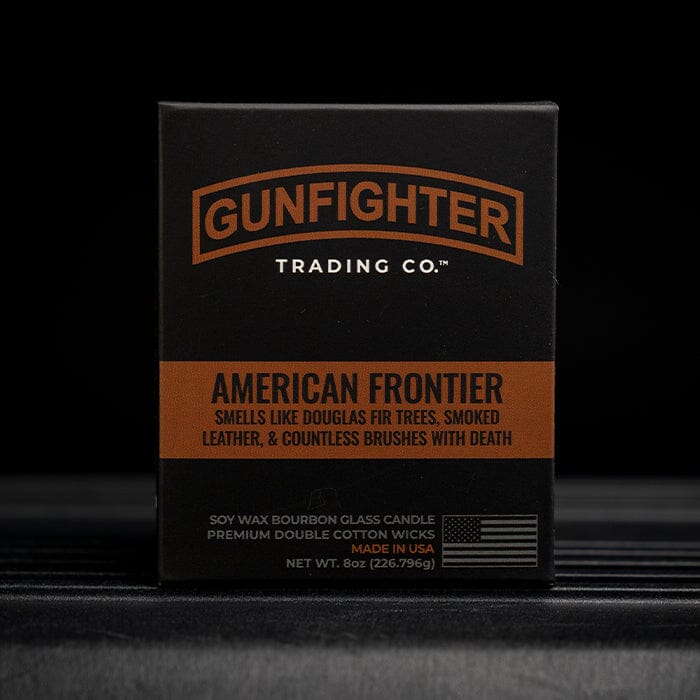 AMERICAN FRONTIER CANDLE (EMBOSSED LEVER ACTION) Candle Gunfighter Trading Co. 