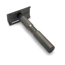 Ghost 70 Cross Grain Pattern Titanium Light Weight Safety Razor Safety Razor Murphy & McNeil Pre-Owned Shaving 