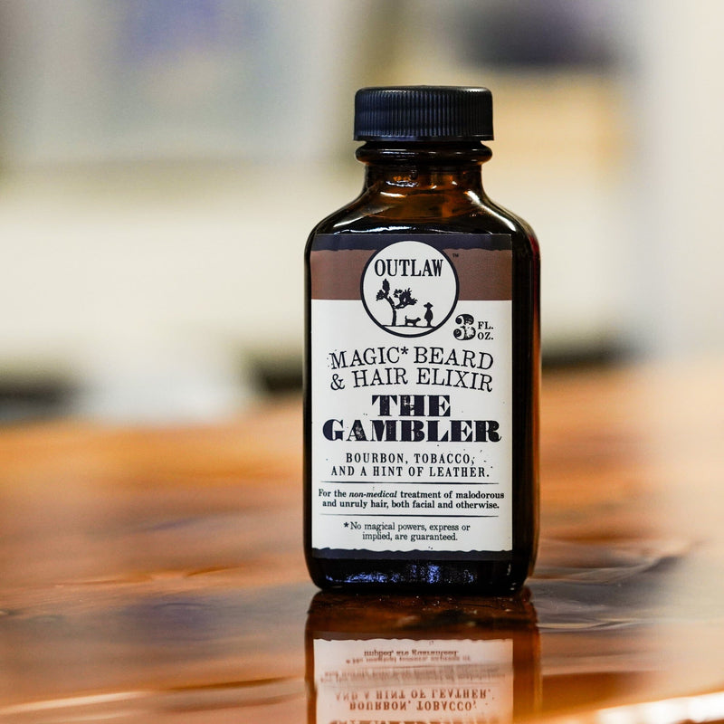 The Gambler Whiskey Beard Oil & Hair Elixir Beard Oil Outlaw 