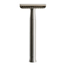 Safety Razor - Baron Classic - Brushed Alloy Safety Razor Lather & Wood Shaving Co 