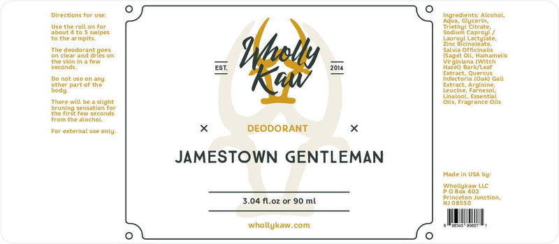 Jamestown Gentleman Deodorant Deodorant WhollyKaw 2 