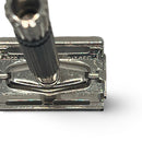 Black Handle Flare Tip Safety Razor (Code V2 - 1975) - by Gillette (Pre-Owned Vintage) Safety Razor Murphy & McNeil Pre-Owned Shaving 