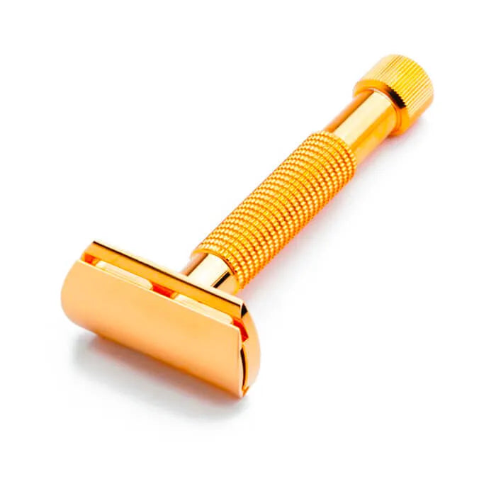 Envoy XL Stainless Steel DE Safety Razor - by Rex Supply Co. Safety Razor Rex Supply Co. Deluxe Gold 