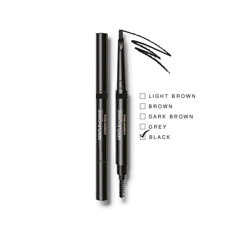 Eyebrow Pencil For Men Skin and Eye Care Gentlehomme Black 