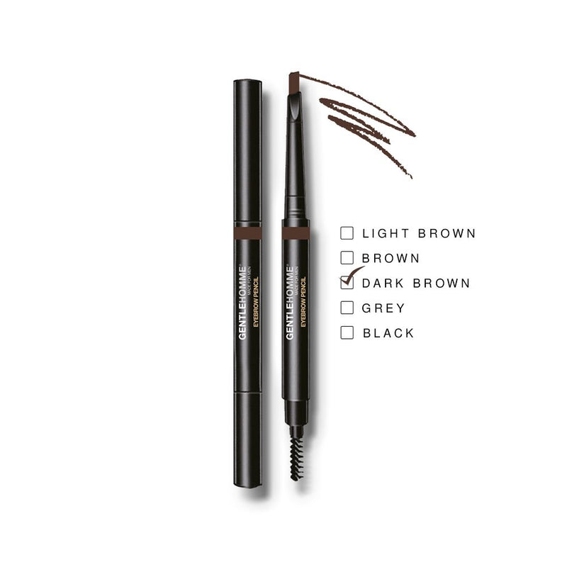 Eyebrow Pencil For Men Skin and Eye Care Gentlehomme Dark_Brown 