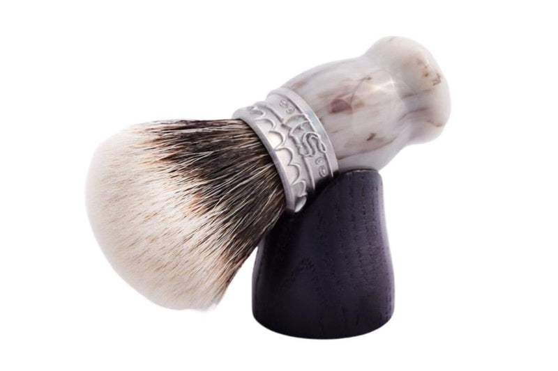 Ash Wood Shave Brush Stand Shaving Stands Saponificio Varesino 