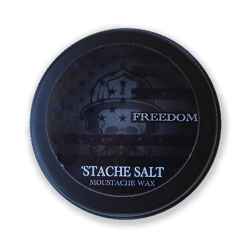 Freedom Blend- Extra Strong Moustache Wax Beard & Mustache Wax Stache Salt 