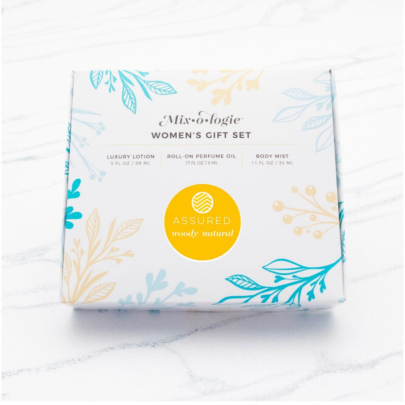 Assured (Natural) | Gift Set Trio Box Grooming Gift Set MIXOLOGIE 