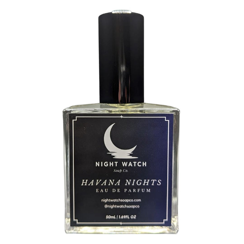 Havana Nights Eau de Parfum Colognes and Perfume Night Watch Soap Company 