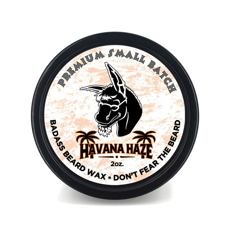 Havana Haze Beard Wax Beard & Mustache Wax Badass Beard Care 
