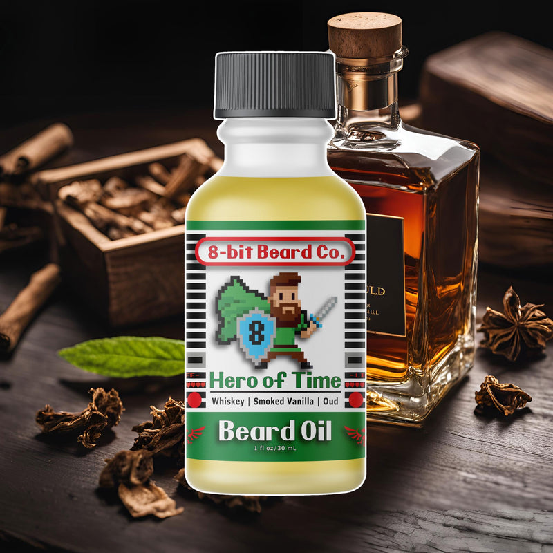 Hero of Time | Beard Oil - Woodsy Smoked Vanilla Beard Oil 8bit Beard Co. 