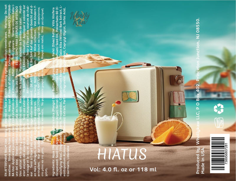 Hiatus After Shave Balm Aftershave Balm WhollyKaw 