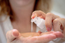 Elodie's Naturals: Serum pump dispensing onto palm