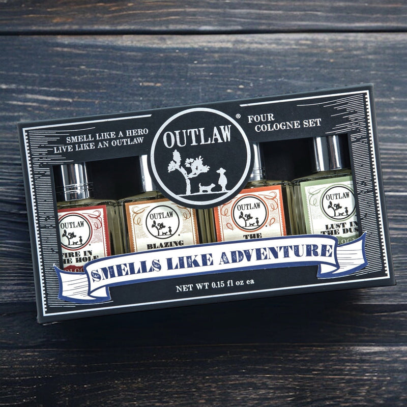 Outlaw Sample Cologne Set - A boxed set of 4 colognes to try Colognes and Perfume Outlaw 