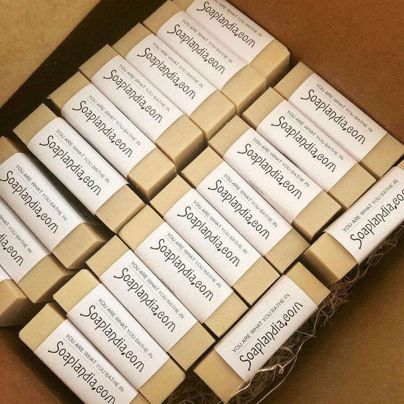 Goat Milk & Olive Oil Bar Soap, Unscented Bath Soap Soaplandia Soap Store 