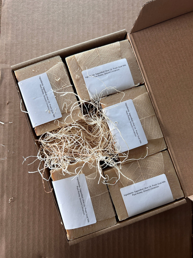 Goat Milk & Olive Oil Bar Soap, Unscented Bath Soap Soaplandia Soap Store 