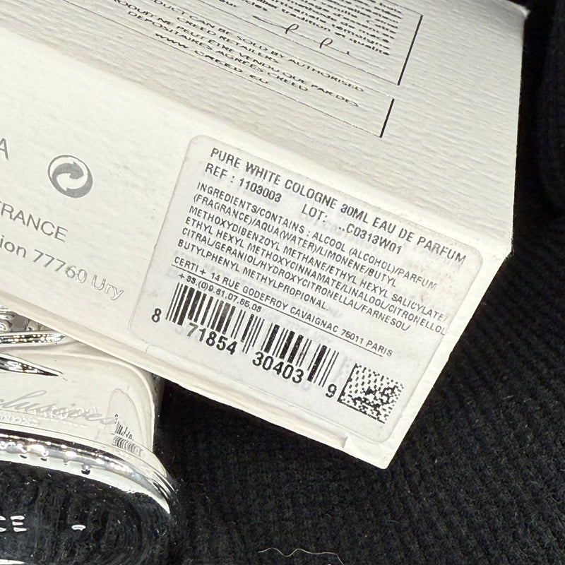 Pure White Cologne Eau de Parfum (Les Royals Exclusives 30ml) - by Creed (Used) Colognes and Perfume MM Consigns (BMEL) 