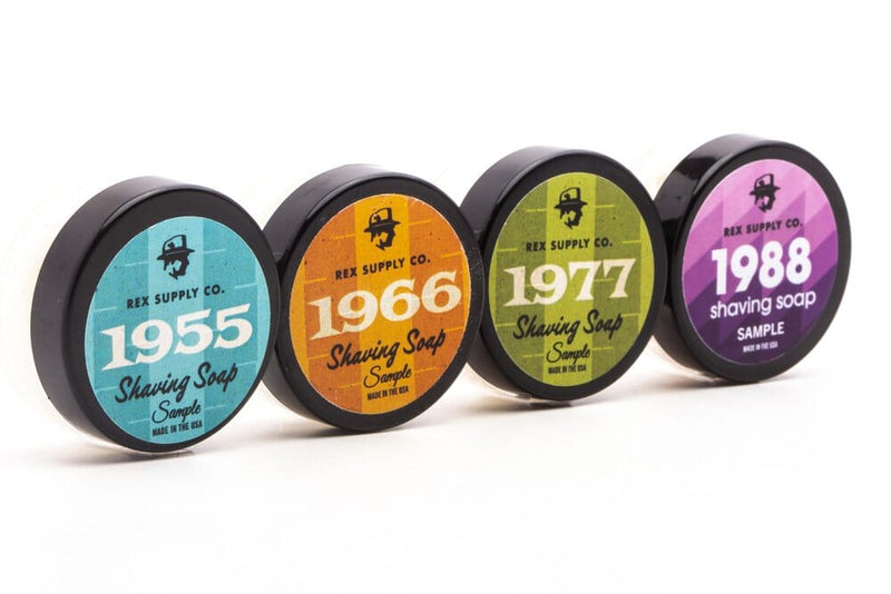 Rex Sample Bundle | 1955, 1966, & 1977 Old World Tallow Shaving Soap - Rex Supply Co. Shaving Soap Rex Supply Co. 