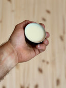 Daily Grind Tipsy Santa Beard Balm with vanilla, bourbon, and candy cane fragrance