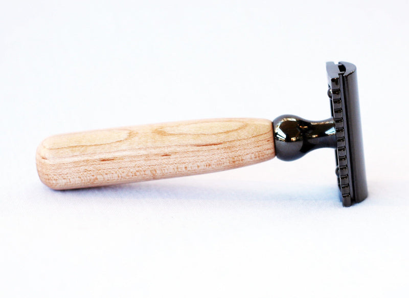 Wood Printer Razor Maple Wood Double Edge Razor